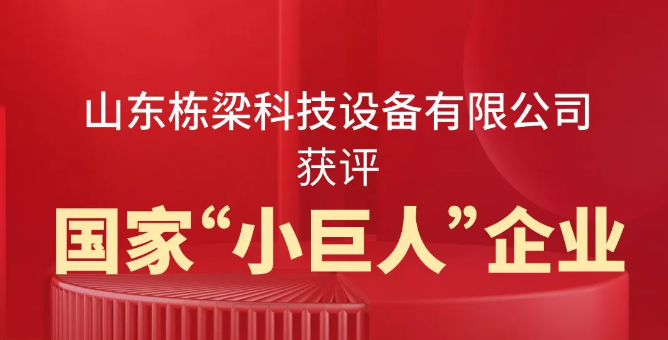 喜报丨中德栋梁获评为国家“小巨人”企业